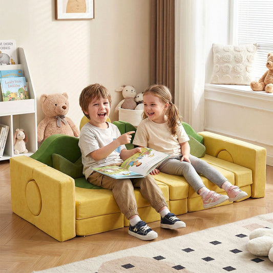 19 Pieces Modular Kids Play Couch for Inspiring Creativity - Tampa Home & Garden Store