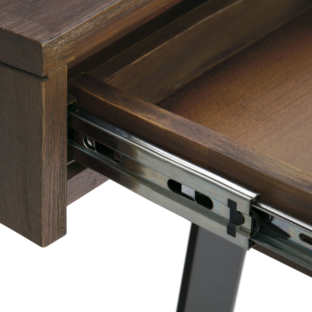 Handcrafted acacia desk with drawer storage and metal drawer slides by HouseOfZazla on Tampa Home & Garden Store