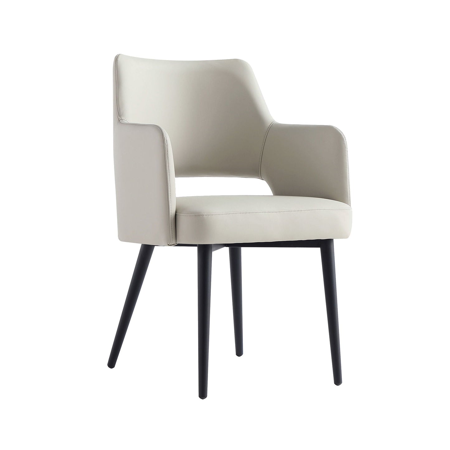 Modern Tremont Dining Armchair and Steel Frame