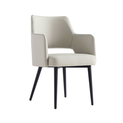 Modern Tremont Dining Armchair and Steel Frame
