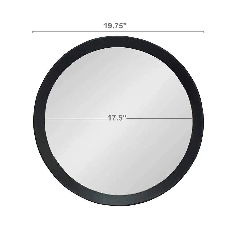 Transitional Decor Mirror with Frame for Bathroom