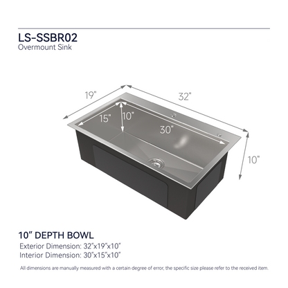Single Bowl Stainless Steel Kitchen Sink