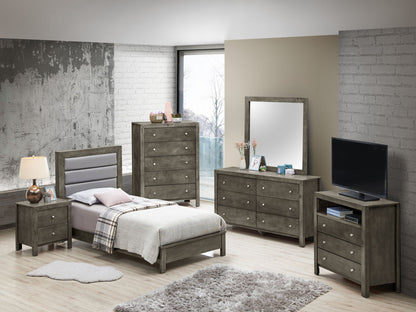Comfortable Modern Full Bed and Wood Frame