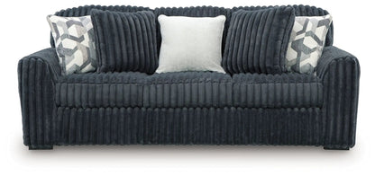 Midnight Madness Corduroy Sofa for Cozy Comfort