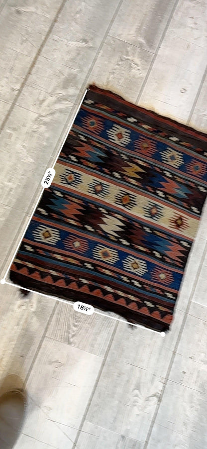 19th C Antique Tribal Shahsavan Caucasian Mafrash Panel, Bagface - 26" X 18" - Tampa Home & Garden Store
