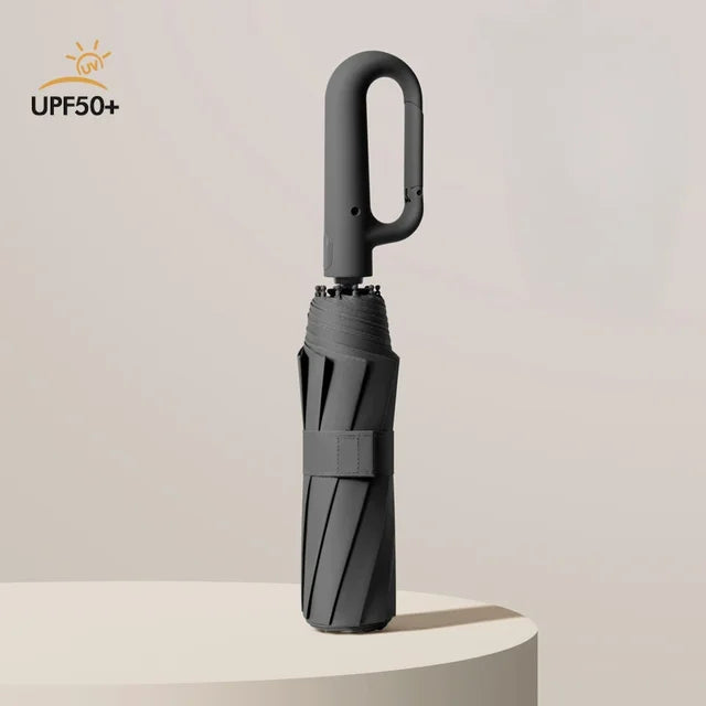 Men's and Women's Sunshade Umbrella Automatic Ring Umbrella Rain and Sun Protection UV Folding - Tampa Home & Garden Store