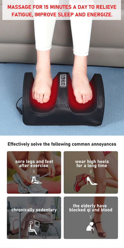 Shiatsu Foot Massager Spa Bath Massager Foot Bath Spa Foot Massager Machine for Feet Leg Calf - Tampa Home & Garden Store