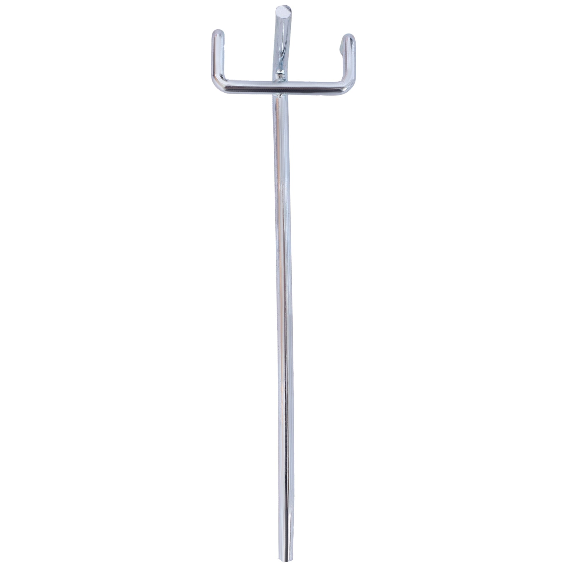 4-foot metal garage nail board rack with 3 chrome wall hooks for storing nail boards on Tampa Home & Garden Store