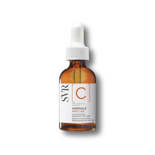 SVR Vitamin C Serum bottle with dropper, amber glass and white label, Beauty Care Bag on Tampa Home & Garden Store