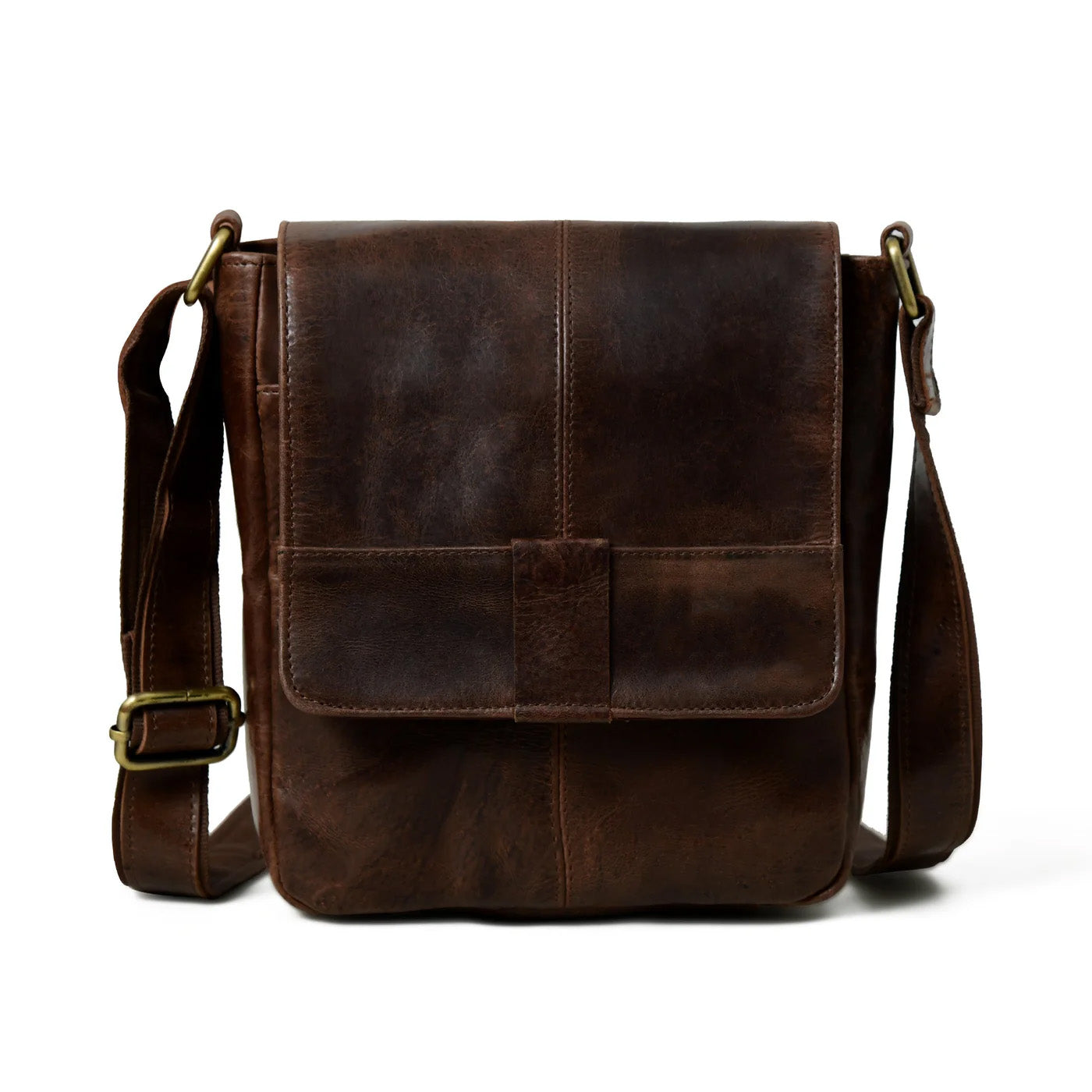 Brown Leather Crossbody Bag - Tampa Home & Garden Store