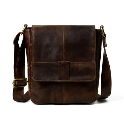 Brown Leather Crossbody Bag - Tampa Home & Garden Store