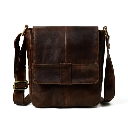 Brown Leather Crossbody Bag - Tampa Home & Garden Store