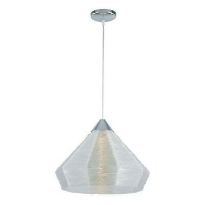 Trans Globe One Light Polished Chrome Pendant