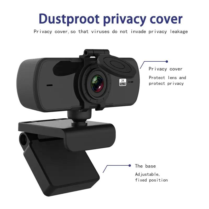 Webcam Real 1080p Wide Angle Camera With Mic