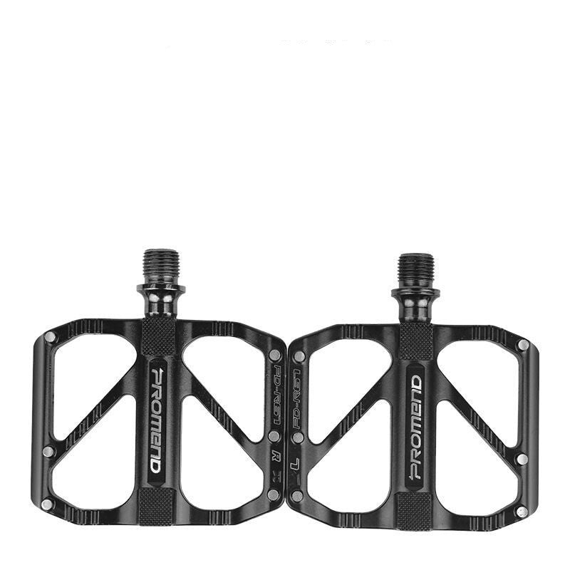 Stevvex anti-slip flat bicycle pedals with wide nylon platform, pair of black bike pedals on Tampa Home & Garden Store