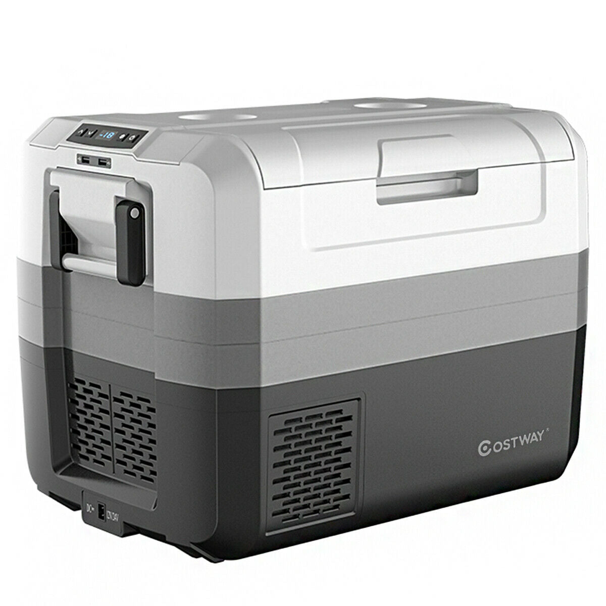 58-Quart portable electric camping cooler GemGear with top digital control panel on Tampa Home & Garden Store