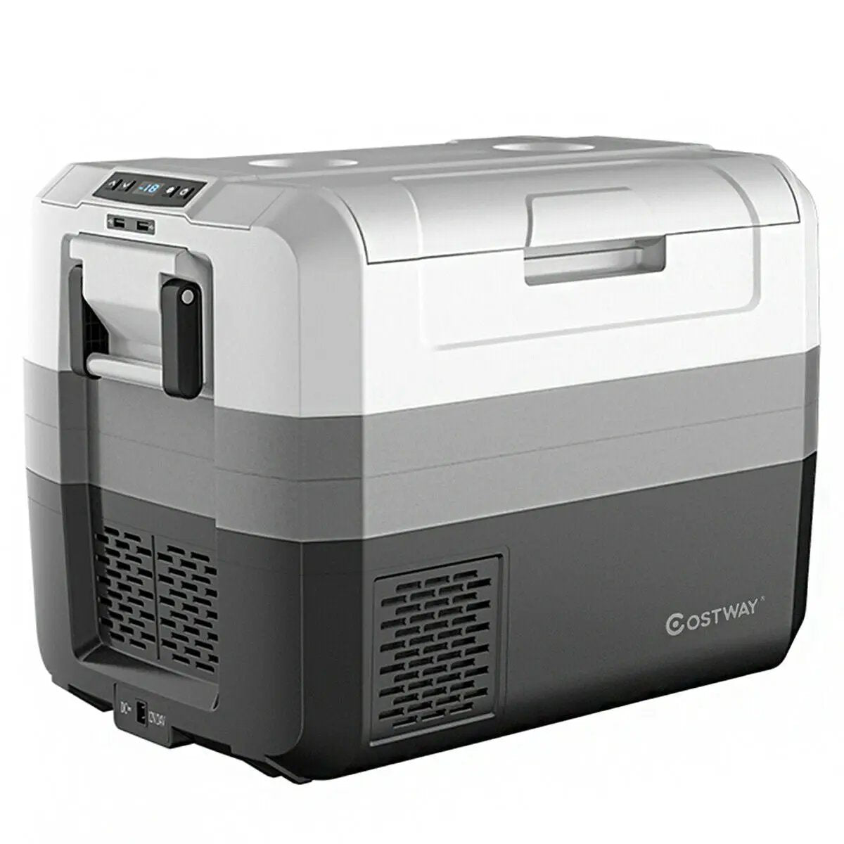 58 Quart Portable Electric Cooler for Camping