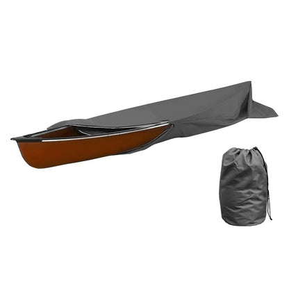 Dikasun Outdoor gray 600D kayak cover with zipper closure includes storage bag on Tampa Home & Garden Store