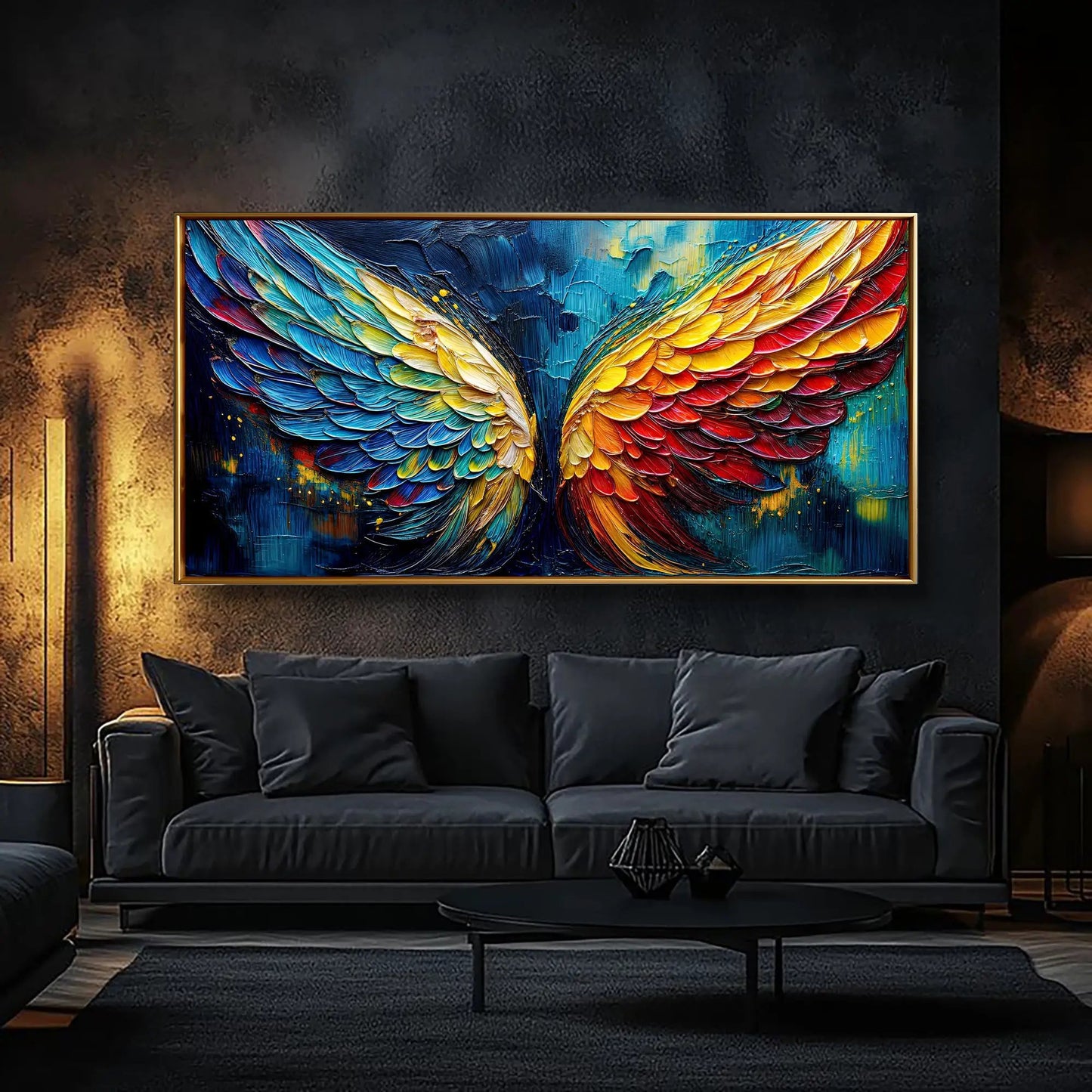 Wings of Fire Canvas Wall Art Made in USA