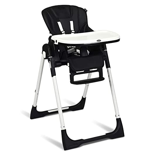 Foldable High chair with Multiple Adjustable Backrest - Tampa Home & Garden Store