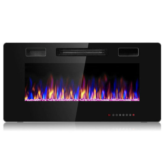 36" Slim Wall Mount Fireplace
