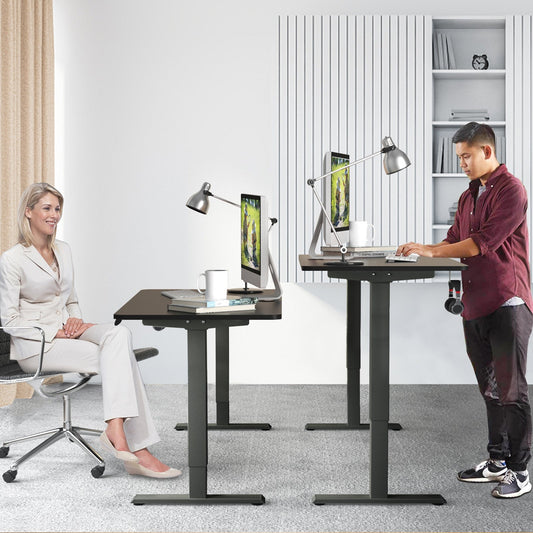 Electric Height Adjustable Standing Desk with Memory Controller-Black - Tampa Home & Garden Store