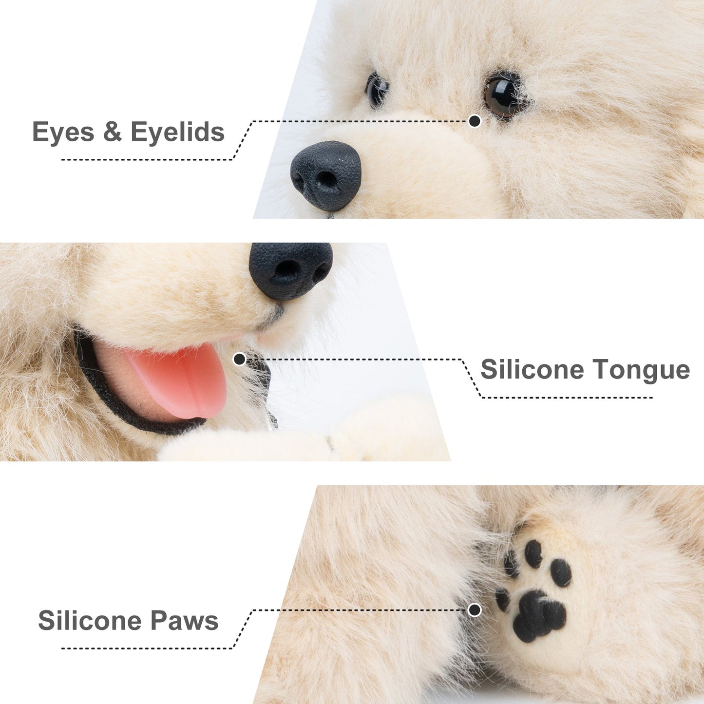 Golden Retriever Plush – Weighted Emotional Support Toy Gift
