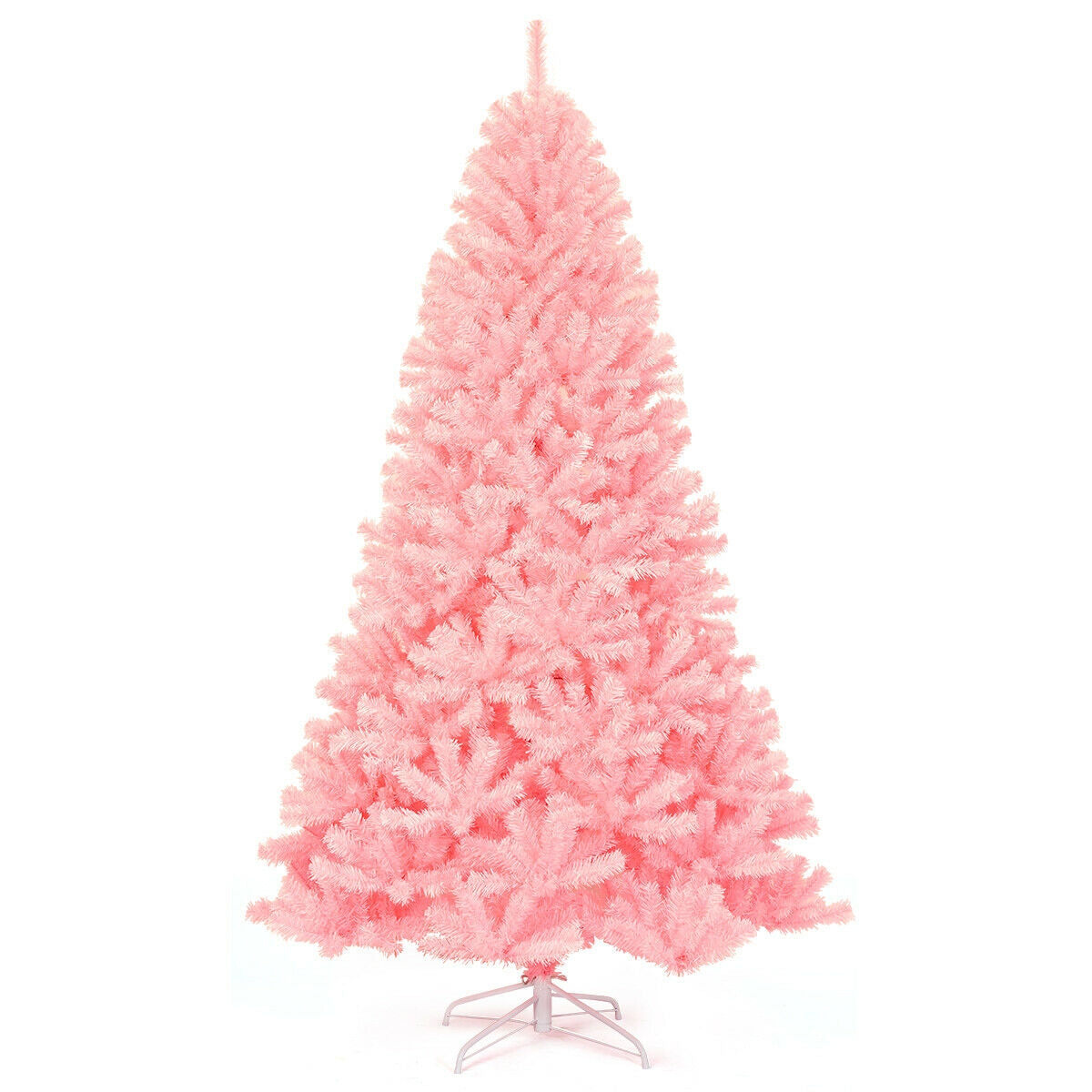 Árbol de Navidad artificial de abeto completo con bisagras de 7.5 pies