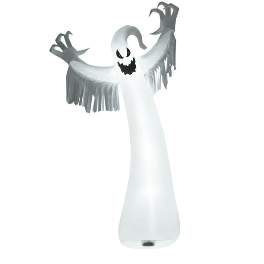 12 ft white Halloween Inflatable Spooky Ghost with LED lights and blower DirectDeals on Tampa Home & Garden Store