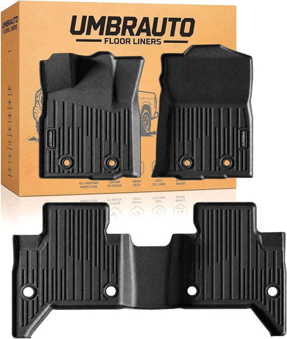 Umbrauto floor liners for Toyota Tacoma 2016–2023, all-weather TPE, front & rear, custom fit on Tampa Home & Garden Store