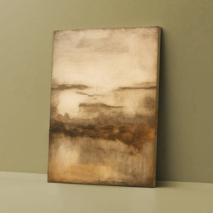 Neutral Abstract Wall Art canvas in bronze tones by Tailored Canvases on Tampa Home & Garden Store