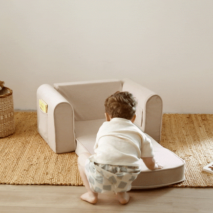 Tiny Land GentleSnug Kid Chair light gray play sofa by Tiny Land INC on Tampa Home & Garden Store