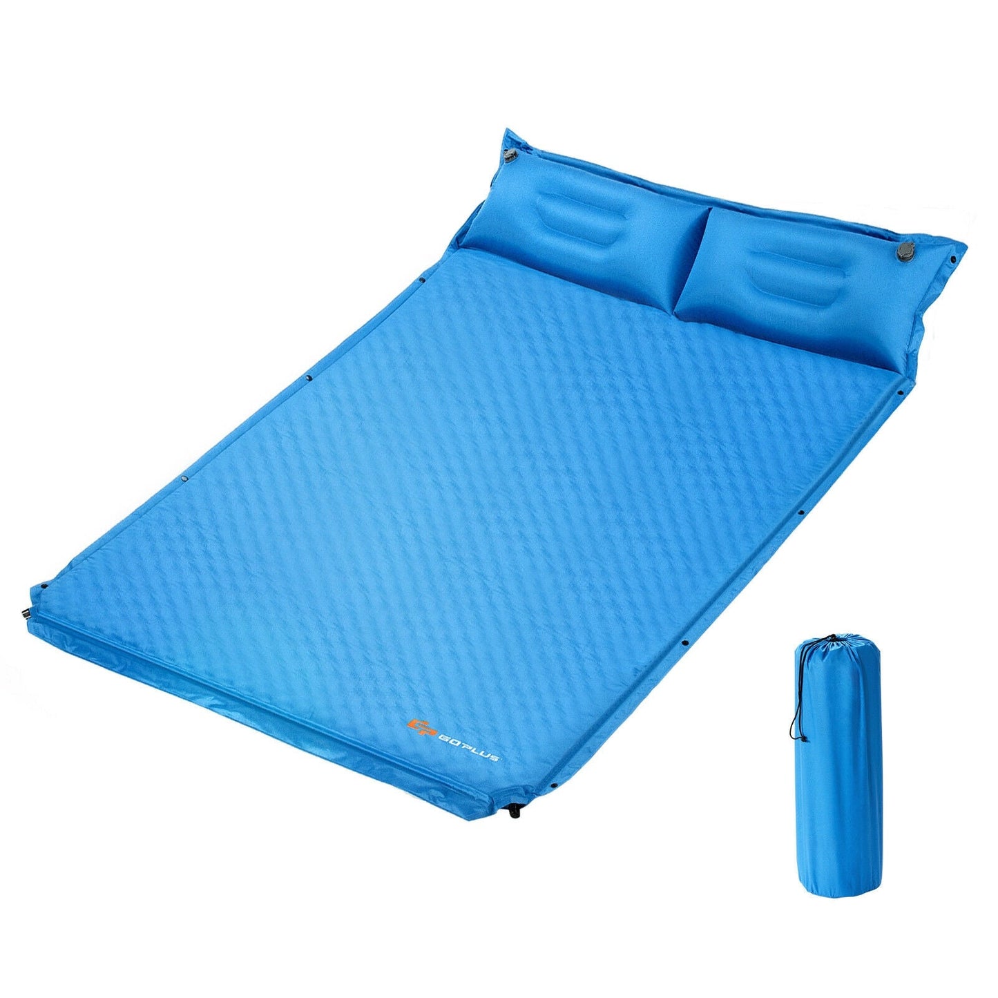 Esterilla Auto-inflable de Camping para Exterior con Almohadas y Bolsa