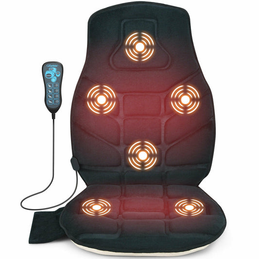 Seat Cushion Massager with Heat and 6 Vibration Motors for Home - Tampa Home & Garden Store
