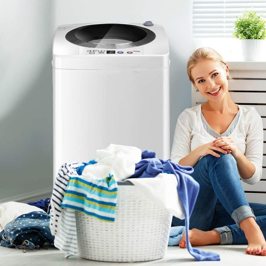 Portable 7.7 lbs Automatic Laundry Washing Machine with Drain Pump - Tampa Home & Garden Store