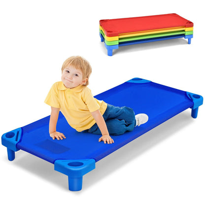 GemGear pack of 4 colorful kids stackable naptime cots rainbow colors on Tampa Home & Garden Store