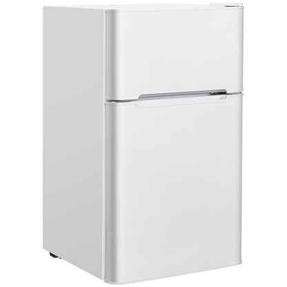 3.2 cu. ft Mini Fridge Black, with Freezer & Reversible Door