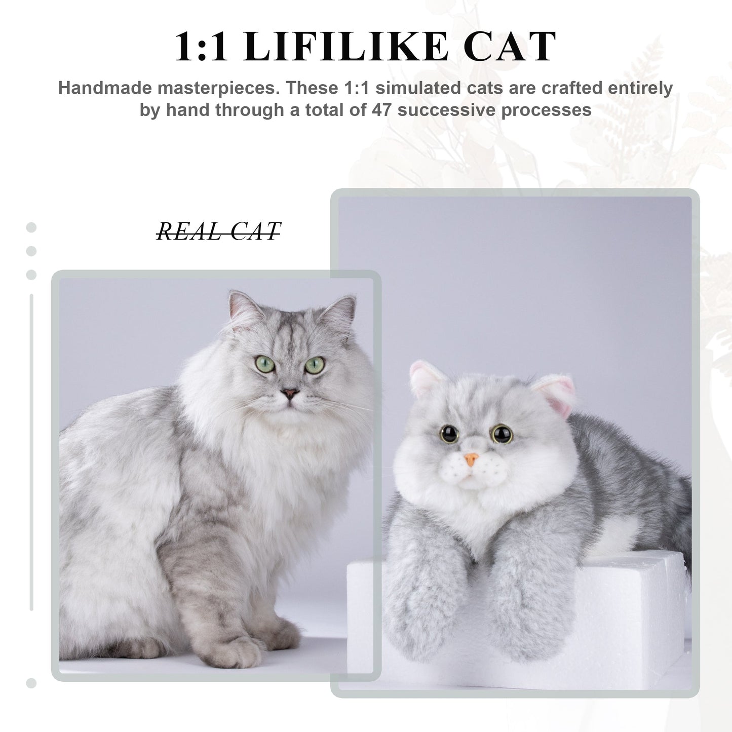 Soft and Lying Silver British Shorthair Plush