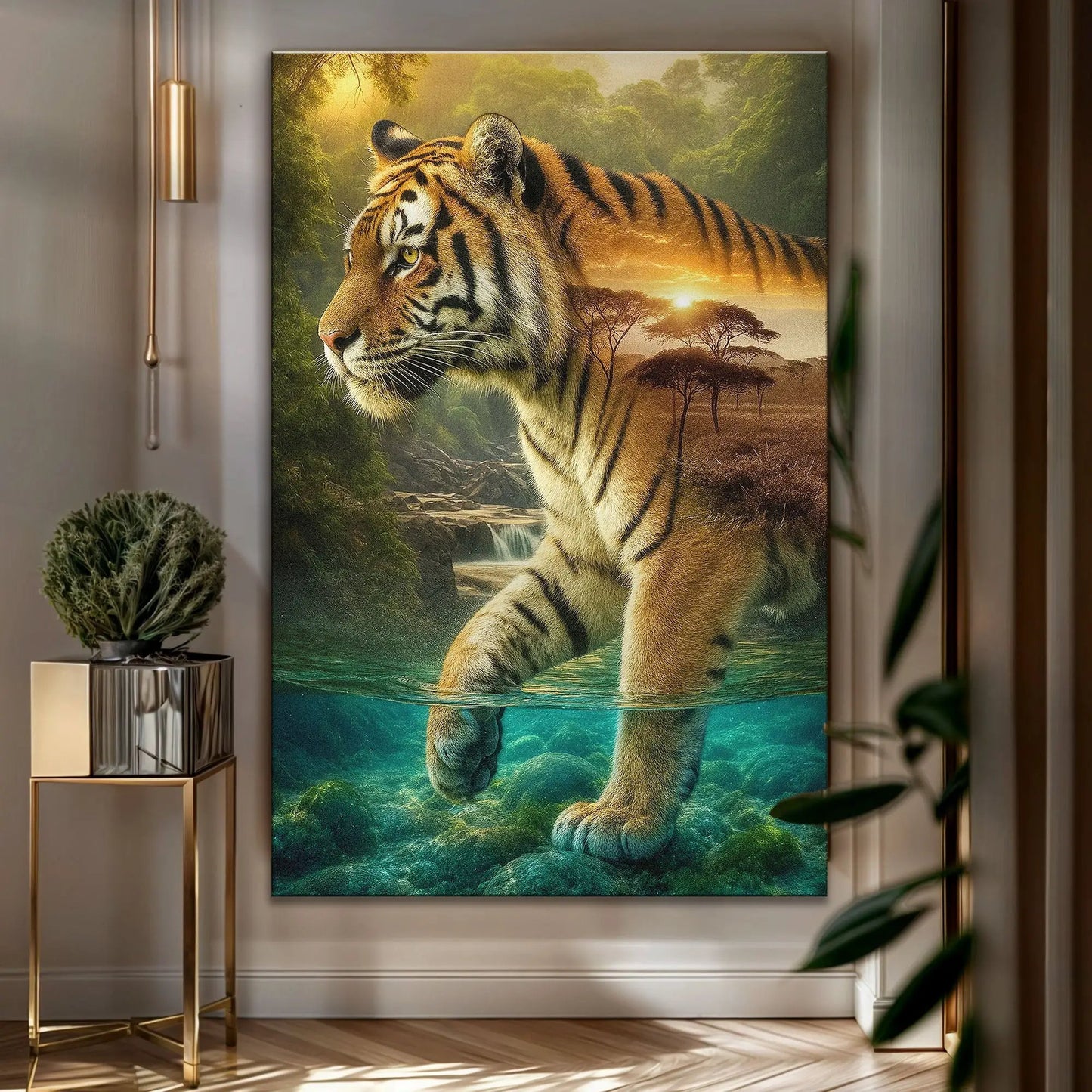 Tiger's Allegory Wall Art Decor Home Gallery