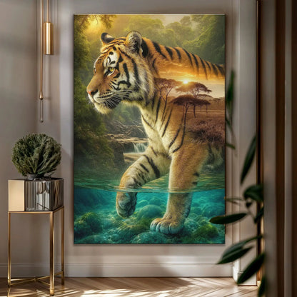 Tiger's Allegory Wall Art Decor Home Gallery