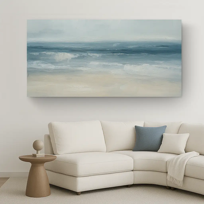 Waterscape Abstract Wall Art IX Canvas Print