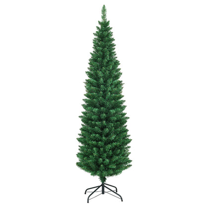 PVC Artificial Slim Pencil Christmas Tree-9 Feet