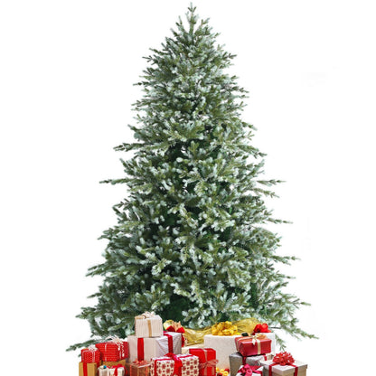8 ft hinged artificial Christmas spruce tree with mixed PE/PVC tips DirectDeals on Tampa Home & Garden Store