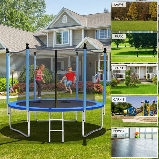 Outdoor Trampoline with Safety Closure Net - Tampa Home & Garden Store