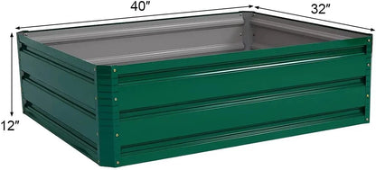 Raised Garden Bed 40x32 Inch Steel Planter Box