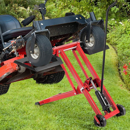 Hydraulic Lawnmower Lift Jack for Tractors and Zero Turn Riding Lawn Mowers - Tampa Home & Garden Store