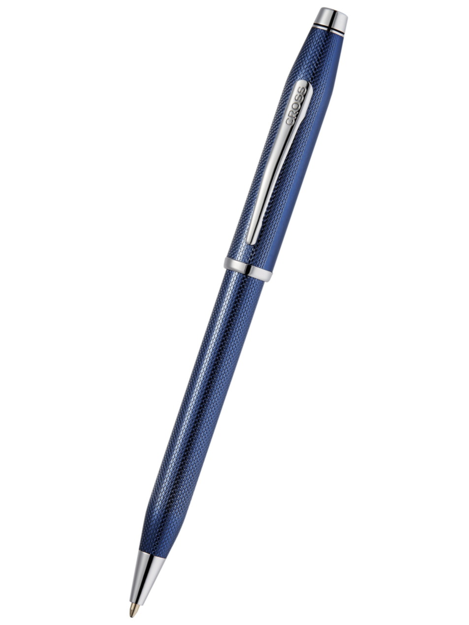 Ballpoint pen Cross Century II cobalt blue with engraved diamond pattern by A.T. Cross on Tampa Home & Garden Store