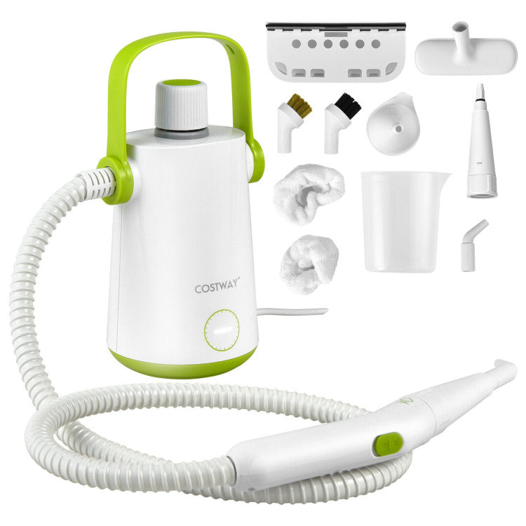 Limpiador a vapor de mano de 1000 W con 10 accesorios