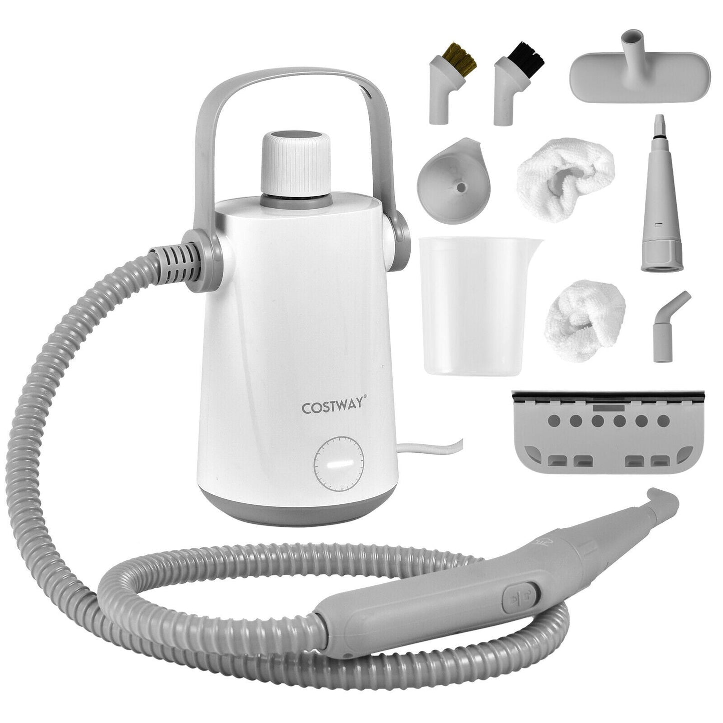 Limpiador a vapor de mano de 1000 W con 10 accesorios