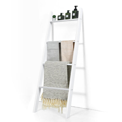 Estantería tipo escalera de pared de 4 niveles - Gris